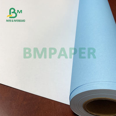 Mühendislik için 80gsm Tek Taraflı Mavi CAD Plotter Kağıdı 610mm X 150m