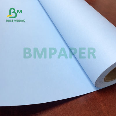 80gsm Çift Taraflı Mavi Plotter Baskı Kağıdı İyi Mürekkep Emme
