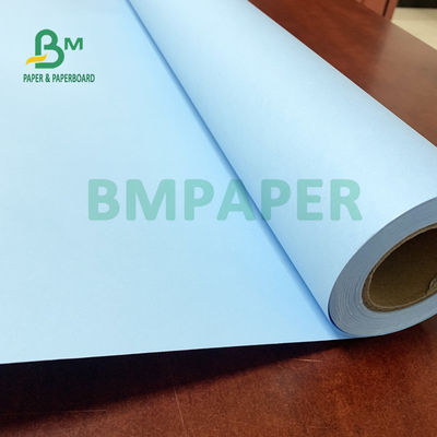 20LB Çift Taraflı Mavi Mühendislik Kopya Kağıdı Kaplanmamış 620mm X 100m