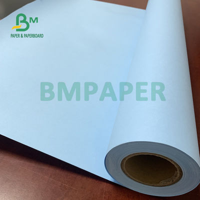 20LB Çift Taraflı Mavi Mühendislik Kopya Kağıdı Kaplanmamış 620mm X 100m