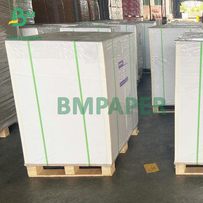 Yüksek Parlaklıkta Metin İpek Parlak Kağıt Süper Beyaz 80lb 100lb 24'' X 36''