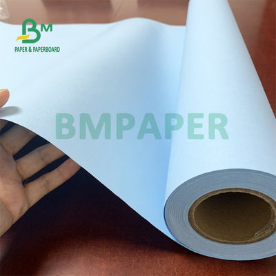 24'' X 100ft Mavi Mühendislik Bond Kağıdı 20 lb Pürüzsüz Yüzey