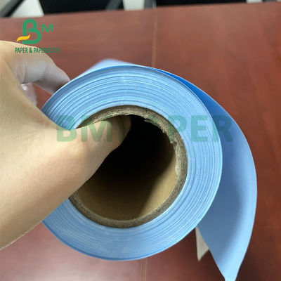 Yazıcılar İçin 36 '' X 500ft Mavi CAD Bond Kağıdı Suya Dayanıklı 80gsm