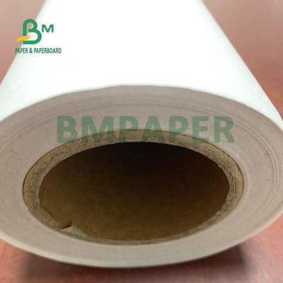 Sanayi Düz ve Pürüzsüz için 48gsm 36 '' X 100m CAD Plotter Marker Kağıdı