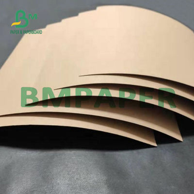 Endüstri için 70g 80g Genişletilebilir Çuval Kraft Kağıt Ağartılmamış Kahverengi Renk