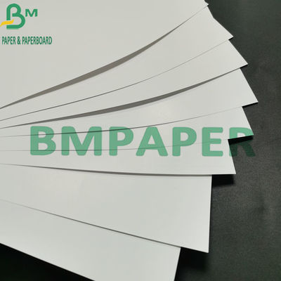 C2S Kapak İpek Parlak Kağıt, 120g 24 × 36 '' Beyaz Metin Parlak Sanat Kağıdı Çift Taraflı Kaplamalı