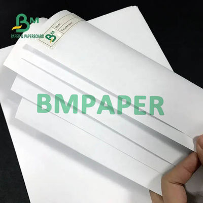 Jumbo Geri Dönüştürülebilir Kağıt Hamuru Beyaz Bond Kağıt Rulo 50gsm 53gsm 60gsm 65cm 100cm