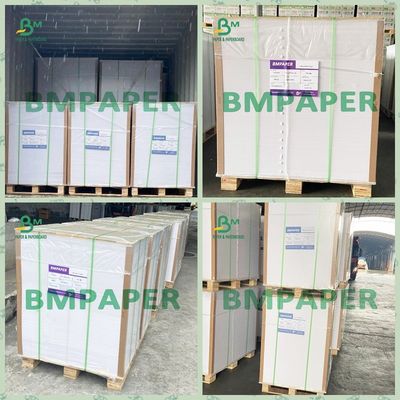 Endüstriyel Baskı için 70 GSM Yüksek Parlak Beyaz Woodfree Kağıt Levha