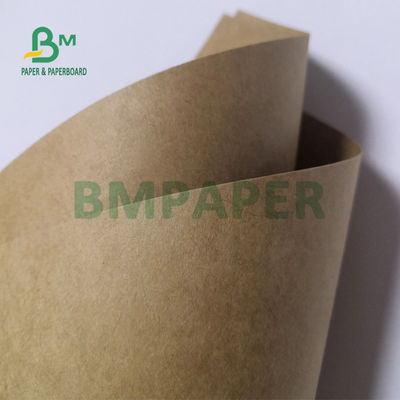 Fast Food Ambalajı 70cm için 300gsm Kahverengi Ağartılmamış Kraft Kağıt Karton Rulo