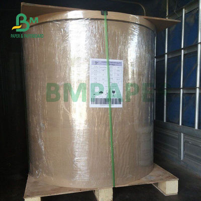 Fast Food Ambalajı 70cm için 300gsm Kahverengi Ağartılmamış Kraft Kağıt Karton Rulo