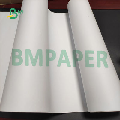 Beyaz 42gsm Geniş Format Kaplanmamış Giysi Plotter Kağıt Ruloları Kullanın