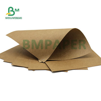 250gsm Gıda Ambalaj Kağıdı, Yemek Tepsisi İçin Kahverengi Kraft Kağıt Katlanmaya Dayanıklı 79 X 109cm