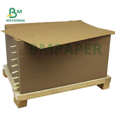 250gsm Gıda Ambalaj Kağıdı, Yemek Tepsisi İçin Kahverengi Kraft Kağıt Katlanmaya Dayanıklı 79 X 109cm