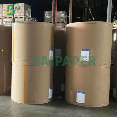 BM Tedarik 70gsm 75gsm Yarı Genişletilebilir Kraft Kağıt Kahverengi Çimento Ambalajı İçin