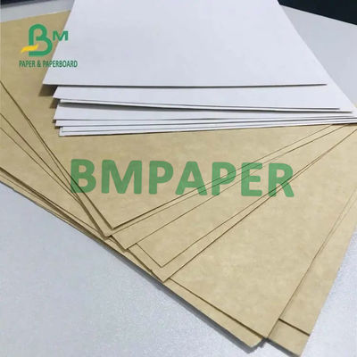 300g 325g 360g Beyaz / Kraft Karton Gıda Sınıfı 1 Tarafı Kaplanmış