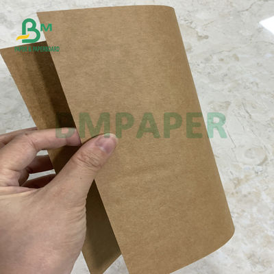 300gsm Koyu Kahverengi Kraft Kağıt Ruloları Yırtılmaz Bakire Odun Hamuru