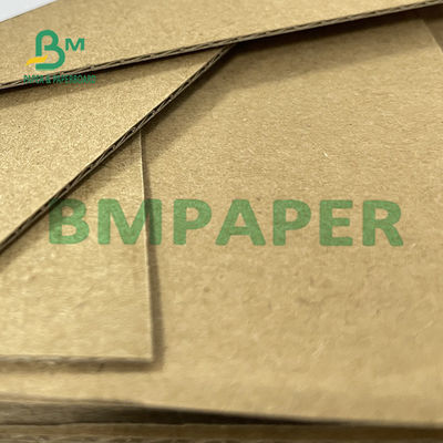 Oluklu Mukavva için Kahverengi Kraft Liner Board 70gsm 90gsm 92cm