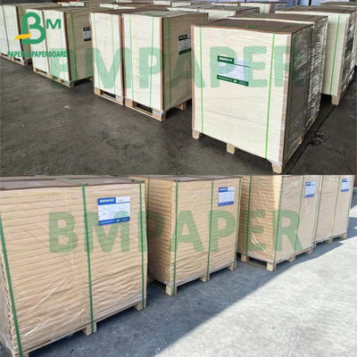 Saf Woodpulp Beyaz Tahta Kaplanmamış Coaster Tahtası 0.7mm Bira Paspas Tahtası