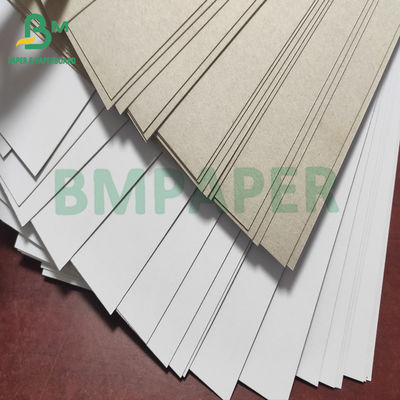 Geri dönüştürülebilir 400gsm Tamamen Kaplamalı Beyaz Astarlı Sunta Gri Sırt