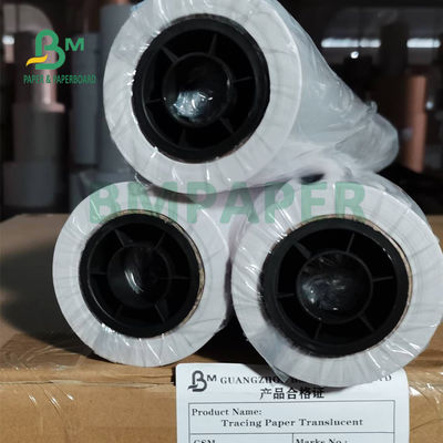 60gsm 83gsm Çocuk Çizimi İçin Saydam Aydınger Kağıt Ruloları 20 '' 24 '' X 50m