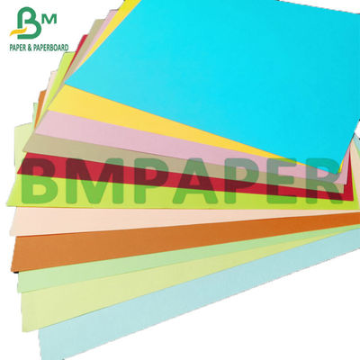 100gsm - 250gsm Renkli Kaplanmamış Bristol Kağıt 1350mm Genişlik DIY Renk Kartı