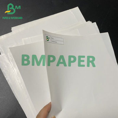 Ofset Baskı için 65gsm 70gsm 75gsm Beyaz Bira Etiket Kağıdı 49cm 68cm 75cm