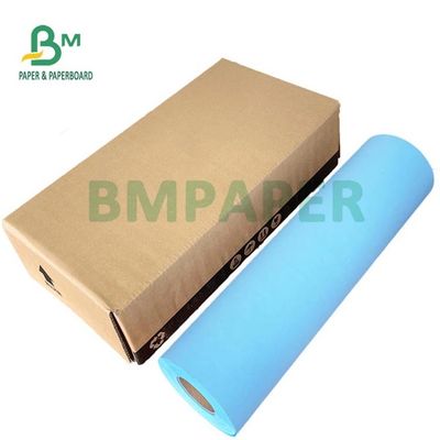 Mühendislik Çizimi İçin 80gsm Mavi Dijital Kağıt 20 '' 24 '' X 50yards 2 İnç Çekirdek