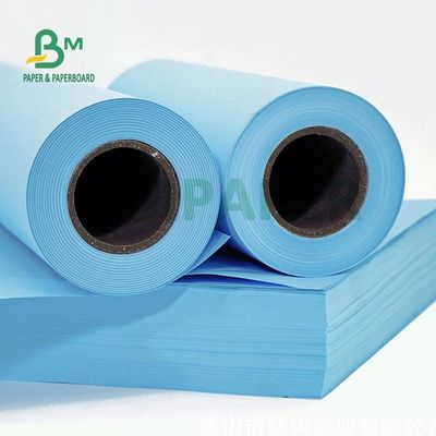 Mühendislik Çizimi İçin 80gsm Mavi Dijital Kağıt 20 '' 24 '' X 50yards 2 İnç Çekirdek