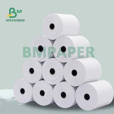 Süpermarket için 65gsm ATM Makinesi Yazıcı Termal Pos Kağıt Rulosu 80 x 80mm