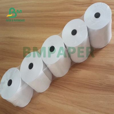 Süpermarket için 65gsm ATM Makinesi Yazıcı Termal Pos Kağıt Rulosu 80 x 80mm