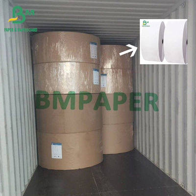 70gsm 55gsm 48gsm Termal Baskı Kağıdı Siyah Ekran 790mm Beyaz Rulo