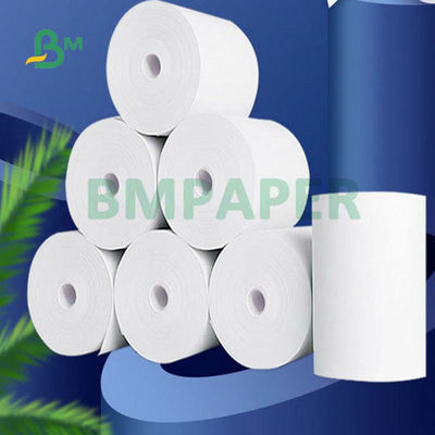 Banka POS için 55gr 80x80mm 57x40mm Yazarkasa Termal Kağıt Rulosu