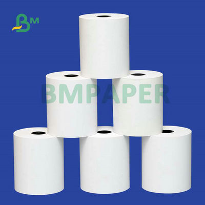 Banka POS için 55gr 80x80mm 57x40mm Yazarkasa Termal Kağıt Rulosu
