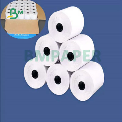 Banka POS için 55gr 80x80mm 57x40mm Yazarkasa Termal Kağıt Rulosu