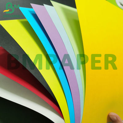 80GSM 110GSM Renkli Ambalaj Kraft Kağıt Torbalar İçin Renkli Bristol Craft Kağıt