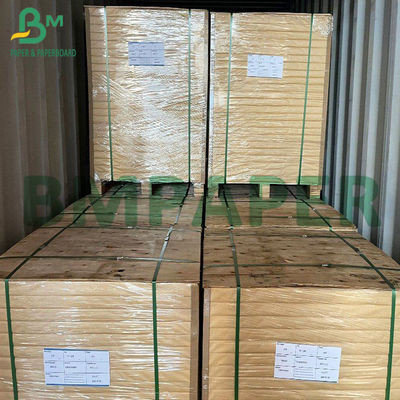 1mm Pürüzsüz Yüzey Ağartılmamış Kraft Karton Kahverengi Kraft Ambalaj Kutu Panosu