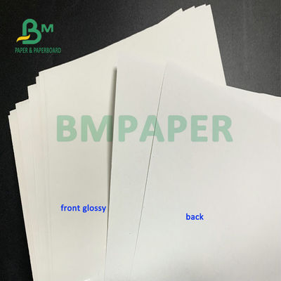 Süper Beyaz 80gsm Parlak Döküm Kaplamalı Kağıt 1020mm 1365mm Jumbo Rulo