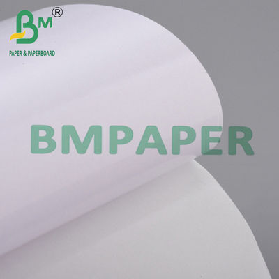Etiketler için 58 - 90gsm Kendinden Yapışkanlı Çıkartmalar Beyaz Glassine Kağıt