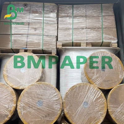 Etiketler için 58 - 90gsm Kendinden Yapışkanlı Çıkartmalar Beyaz Glassine Kağıt