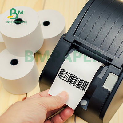 Yazarkasa Makinesi için 55gsm 60gsm Termal Yazıcı Kağıt Rulosu 57 x 40mm