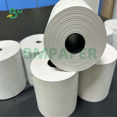 ATM Kayıt Kağıdı Baskısı için 50Gr 55Gr 80 x 80mm 57 x 50mm Termal Makbuz Kağıdı