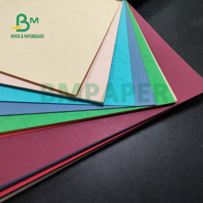 110gm 150gm Çok Renkli Teksturlu Kağıt Kapak Bağlama Kitabı 72 x 102cm