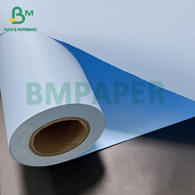 20lb İyi Baskı Gücü 36&quot; * 50 yard Mavi Tinted CAD Bond Kağıt