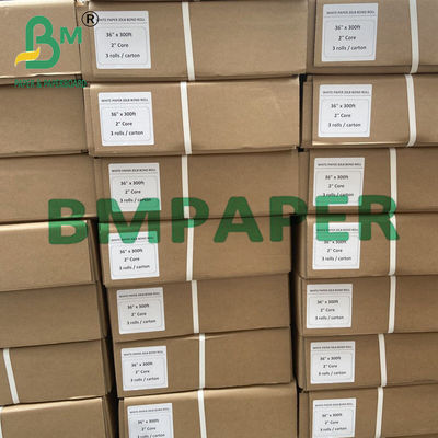 20&quot; /24&quot;/30&quot; X 50 Yards 80gm Plotter Kağıt Mühendisliği Çift Yan Mavi