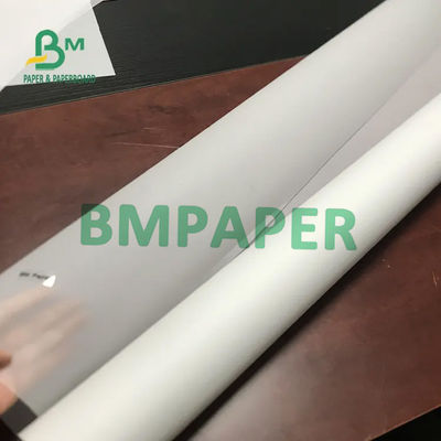 60gm izleme kağıdı Şeffaf Plotter Kağıdı Samll Rolls 880mm X 50m 100m 150m Karton Paketi