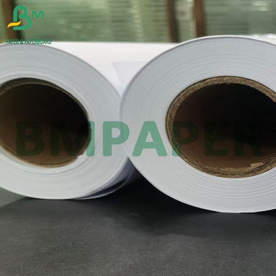 20 lb kaplamamış beyaz CAD Plotter Kağıdı Mühendislik Kağıdı