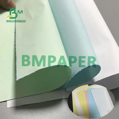 Karbonsuz NCR Kağıdı 55GSM 60GSM Karbon Ön Arka 55GSM 60GSM 66x100cm Çapraz 500 Yaprak