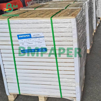 SGS Karbonsuz Kopya Kağıdı CB CFB CF Boyutu 43 X 61cm A2 55-60 Gsm Beyaz Kağıt Siyah Resim
