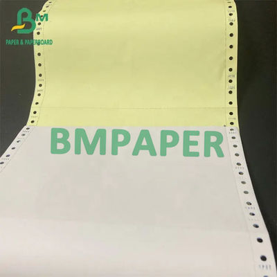Virgin Pulp Karbonsuz Ncr Kağıdı CB CFB CF 3 Ply Baskı Fatura Kağıdı Beş Renkli Bilgisayar Form Kağıdı