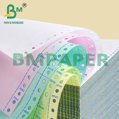 8.5 x 11 inç Beyaz Pembe NCR Karbonsuz Kopyalama Kağıdı Nokta Matris Yazıcıları İçin